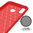 Flexi Slim Carbon Fibre Case for Huawei Nova 3e - Brushed Red