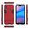 Slim Armour Tough Shockproof Case & Stand for Huawei Nova 3e - Red