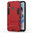 Slim Armour Tough Shockproof Case & Stand for Huawei Nova 3e - Red