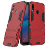 Slim Armour Tough Shockproof Case & Stand for Huawei Nova 3e - Red