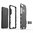 Slim Armour Tough Shockproof Case & Stand for Huawei Nova 2 Lite - Black