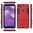 Slim Armour Tough Shockproof Case & Stand for Huawei Nova 2 Lite - Red