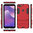Slim Armour Tough Shockproof Case & Stand for Huawei Nova 2 Lite - Red