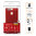 Flexi Gel Slim Case for Huawei P9 - Smoke Red (Two-Tone)