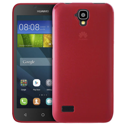 Flexi Gel Two-Tone Case for Huawei Y5 (Y560) - Frost Red