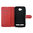 Leather Wallet Case & Card Holder Pouch for Huawei Y3II - Red