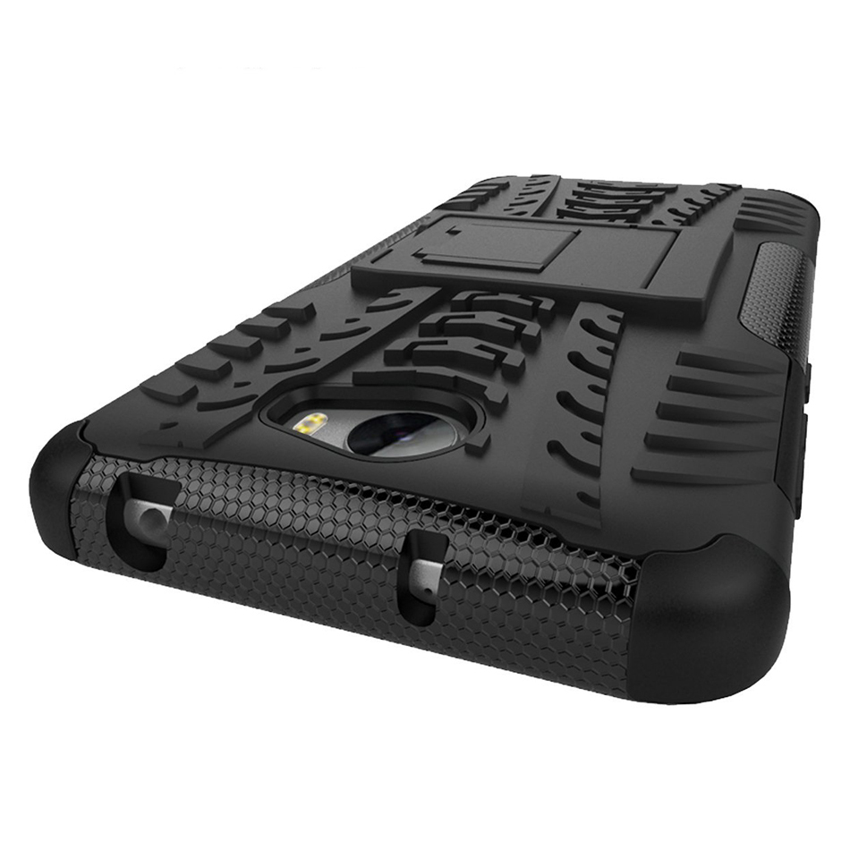 Rugged Tough Shockproof Case for Huawei Y6 Elite / Y5II (Black)