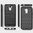 Flexi Slim Carbon Fibre Case for Huawei Y7 - Brushed Black