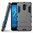 Slim Armour Tough Shockproof Case & Stand for Huawei Y7 - Grey