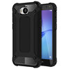 Military Defender Tough Shockproof Case for Huawei Y5 (2017) - Black