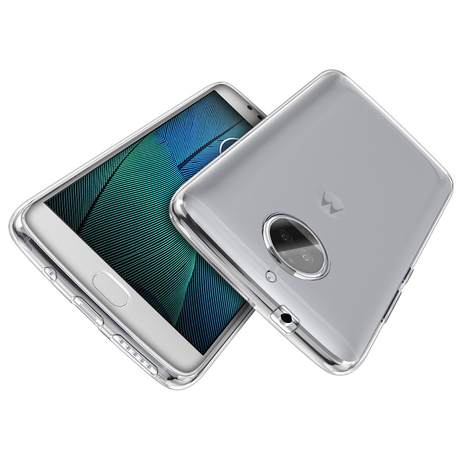 Flexi Slim Gel Case for Motorola Moto G5S Plus - Clear (Gloss Grip)