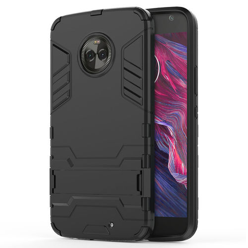 Slim Armour Tough Shockproof Case for Motorola Moto X4 - Black