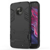 Slim Armour Tough Shockproof Case for Motorola Moto X4 - Black