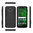 Slim Armour Tough Shockproof Case & Stand for Motorola Moto G6 - Black