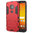 Slim Armour Tough Shockproof Case & Stand for Motorola Moto E5 / G6 Play - Red