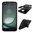 Dual Layer Rugged Tough Case & Stand for Motorola Moto Z Play - Black