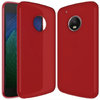 Flexi Slim Gel Case for Motorola Moto G5 Plus - Frosted Red