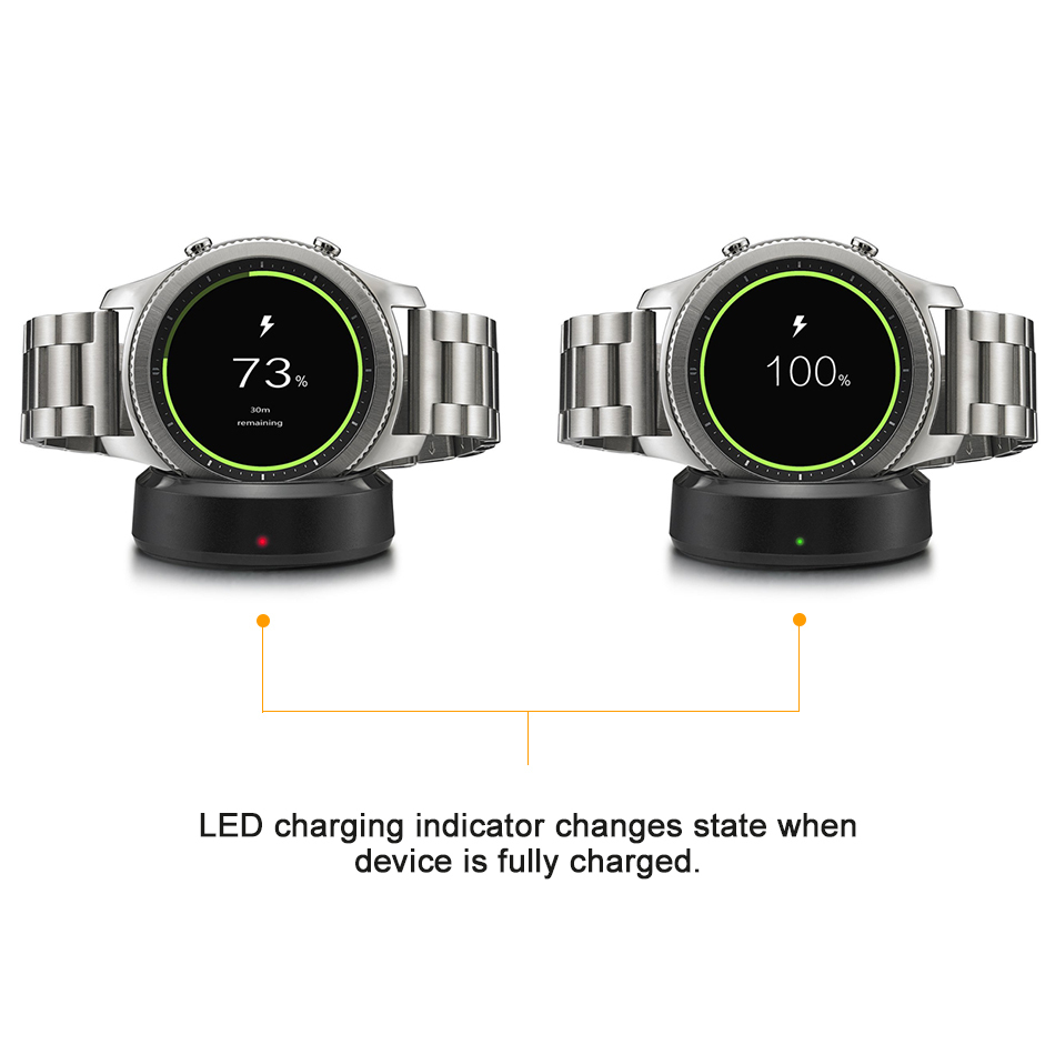 Wireless Charger Stand for Samsung Gear S3 Frontier S2 Classic