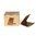 Samdi Universal Wooden Desktop Stand for iPad / Tablet - Coffee Brown