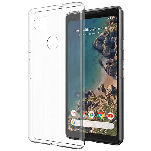 Flexi Slim Gel Case for Google Pixel 2 XL - Clear (Gloss Grip)