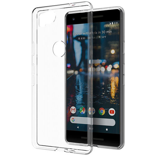 Flexi Slim Gel Case for Google Pixel 2 - Clear (Gloss Grip)