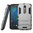 Slim Armour Tough Shockproof Case & Stand for Motorola Moto X Force - Silver