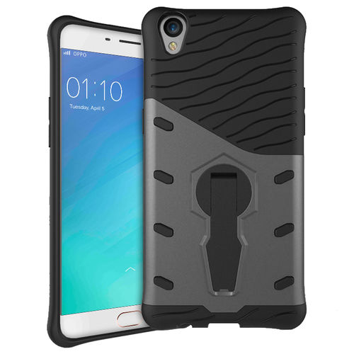 Slim Shield Tough Shockproof Case for Oppo R9 / F1 Plus - Grey