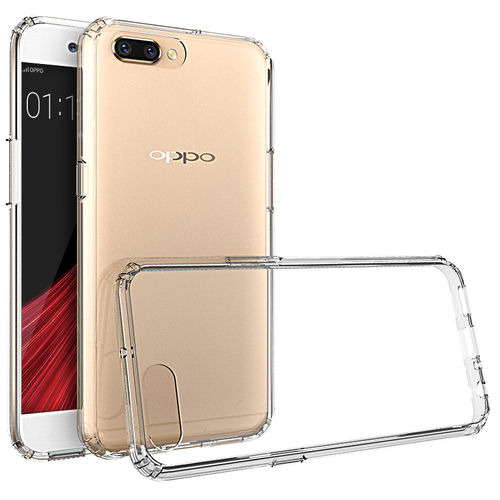 Flexi Slim Acrylic Hybrid Case for Oppo R11 Plus - Clear (Gloss Grip)