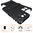 Dual Layer Rugged Tough Shockproof Case & Stand for Microsoft Lumia 950 - Black