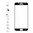 Full Coverage Tempered Glass Screen Protector for Samsung Galaxy J7 Pro - Black