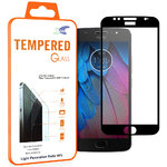 Full Coverage Tempered Glass Screen Protector for Motorola Moto G5S - Black