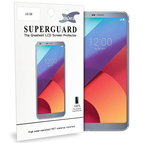 (2-Pack) Clear Film Screen Protector for LG G6