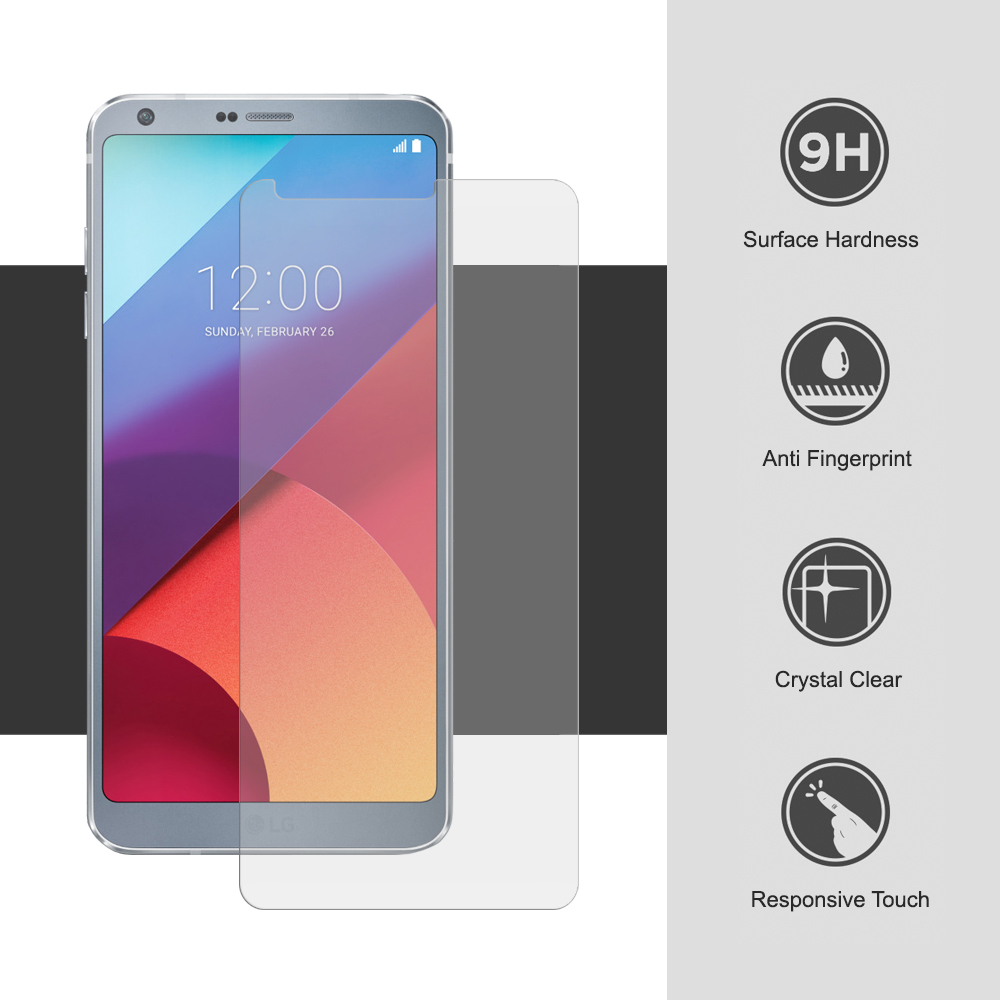 9H Tempered Glass Screen Protector for LG G6