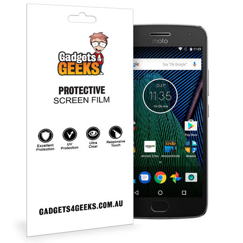 (2-Pack) Clear Film Screen Protector for Motorola Moto G5 Plus