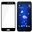 Full Coverage Tempered Glass Screen Protector for HTC U11 - Black