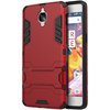 Slim Armour Tough Shockproof Case & Stand for One Plus 3 / 3T - Red