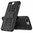 Dual Layer Rugged Tough Shockproof Case & Stand for OnePlus 5 - Black