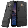 Slim Armour Tough Shockproof Case & Stand for Nokia 7 Plus - Black