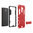 Slim Armour Tough Shockproof Case & Stand for Nokia 7 Plus - Red