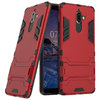 Slim Armour Tough Shockproof Case & Stand for Nokia 7 Plus - Red