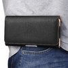 Executive (Large) Horizontal Leather Pouch / Belt Clip Case for Mobile Phone