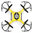 Eachine H8W Wifi FPV 2.4G 6-Axis HD Camera RC Quadcopter - Yellow