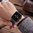 Xincuco Stainless Steel Link Strap for Apple Watch 42mm / 44mm / 45mm / 46mm / Ultra 49mm - Black