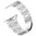 Xincuco Stainless Steel Link Strap for Apple Watch 42mm / 44mm / 45mm / 46mm / Ultra 49mm - Silver