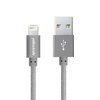 Go to product 1m YKnife No-Tangle Nylon MFI Lightning Cable for iPhone / iPad - Grey