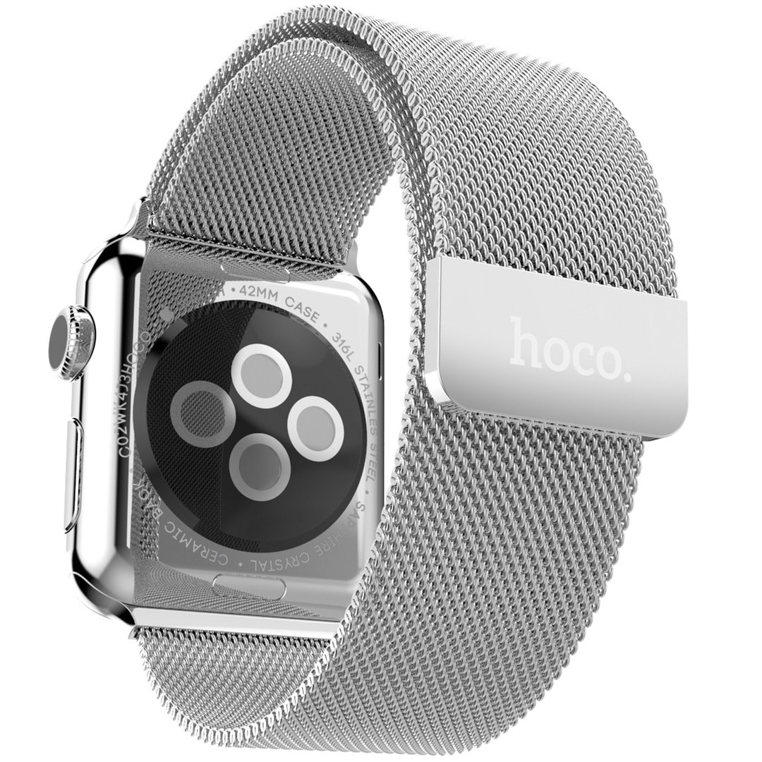 Apple watch 44 мм ремешки. Ремешок Эппл вотч Миланская петля. Браслет Эппл вотч Миланская петля. Эппл вотч с металлическим ремешком. Ремешок Apple Milanese loop.