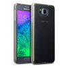 Flexi Gel Case for Samsung Galaxy Alpha - Smoke Black (Two-Tone)