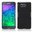 Flexi Gel Case for Samsung Galaxy Alpha - Smoke Black (Two-Tone)