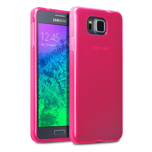 Flexi Gel Two-Tone Case for Samsung Galaxy Alpha - Smoke Pink