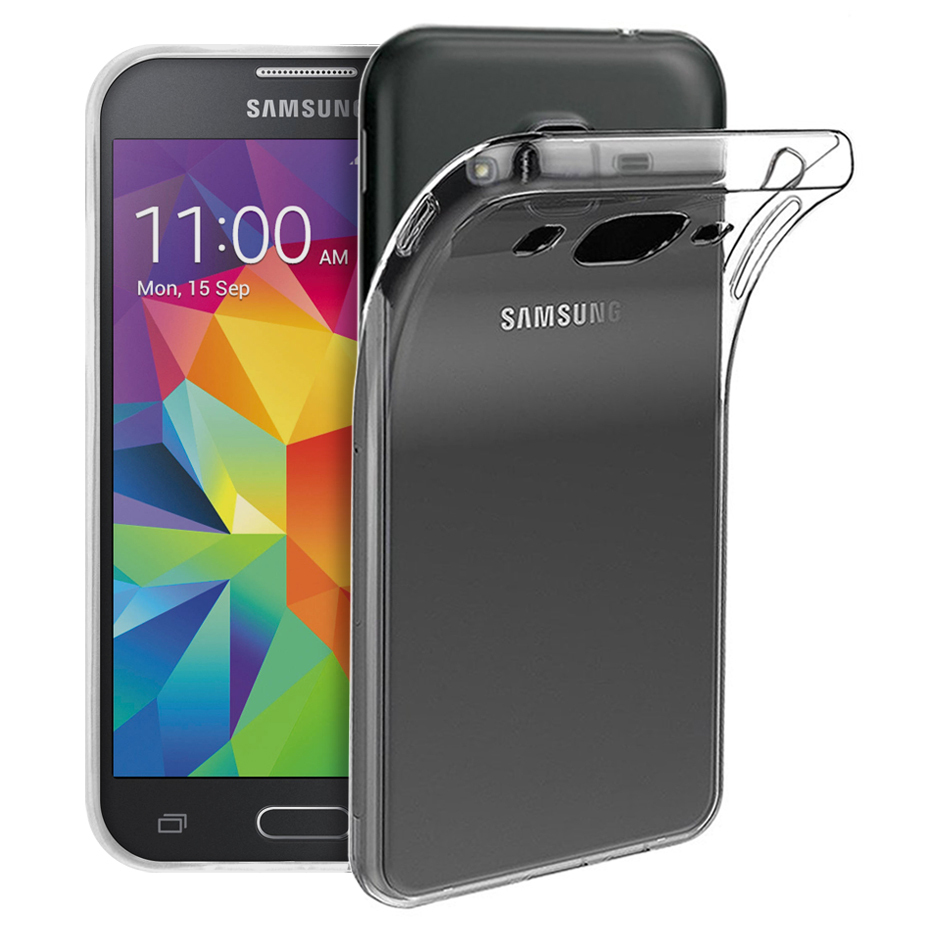 Flexi Slim Gel Case for Samsung Galaxy Core Prime - Clear (Gloss Grip)